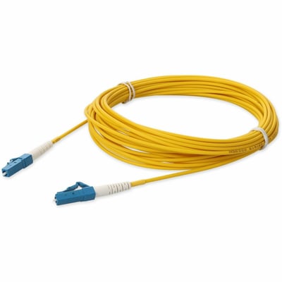 AddOn 8m LC to LC Yellow OS2 Simplex LSZH SMF Fiber Patch Cable