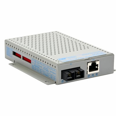10/100/1000 RJ-45 POE+ MEDIA CO NVERTER SC MM 850 550M DC -40-75C