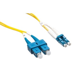 Axiom LC/SC Singlemode Duplex OS2 9/125 Fiber Optic Cable 1m