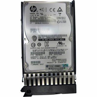 HPE Sourcing 600 GB Hard Drive - 2.5" Internal - SAS