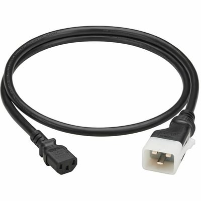 PDU POWER CORD C13 P-LOCK LITE C20 15A 100-250V 14 AWG 4FT BLACK
