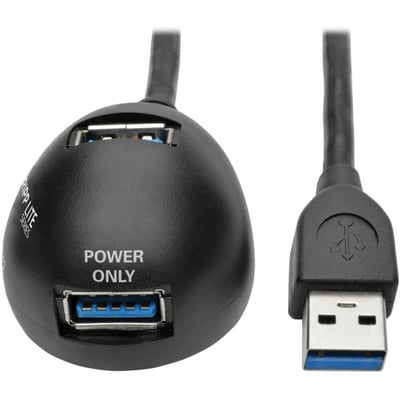 Tripp Lite by Eaton 2-Port USB 3.0 SuperSpeed Desktop Extension Cable A (M/2xF) 6 ft. (1.83 m)