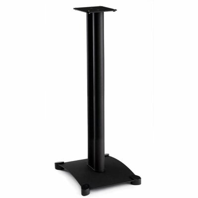 Sanus Steel Series Heavy-Duty Speaker Stand for Bookshelf Speakers - 34" Height - Black