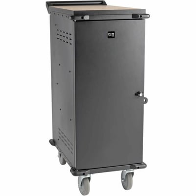 Tripp Lite by Eaton 21-Device AC Charging Cart for Laptops and Chromebooks - 120V NEMA 5-15P 10 ft. (3.05 m) Cord Black
