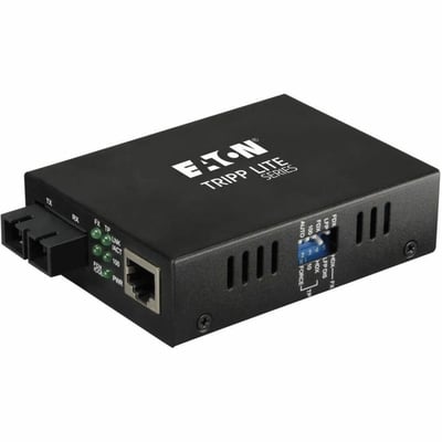 Tripp Lite by Eaton Gigabit Multimode Fiber to Ethernet Media Converter 10/100BaseT to 100BaseFX-SC 2km 1310nm