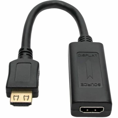 Tripp Lite by Eaton HDMI Signal Booster / Extender Cable 1920 x 1200 (1080p) 24Hz Up to 150 ft. (45 m) (HDMI M/F) 1 ft TAA