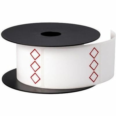 3INX2IN TT GHS 3 DIAMONDS WHITE LABEL (USE BMSLPR03XX INK RIBBONS)