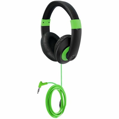 HAMILTONBUHL SMART-TREK HEADPHONE - GREEN ACCENTS