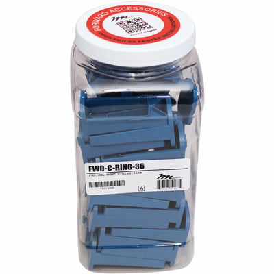 Middle Atlantic Forward C Style Ring Cable Management - C Shaped - 36 Pack