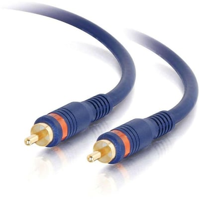 AUDIO COAX CABLE - RCA LEFT CONNECTOR - MALE LEFT GENDER - RCA RIGHT CONNECTOR