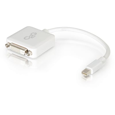 8IN MINI DISPLAYPORT TO DVI M/F WHITE