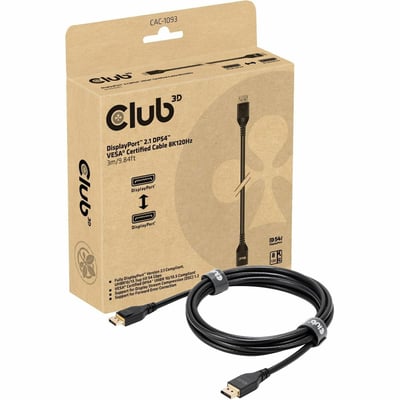 DP54 VESA 3M 984FT CABLE M-M DP54 CERTIFIED CABLE 3M/9.84FT