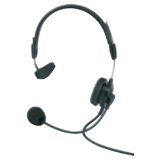 PH-88, SINGLE-SIDED LIGHTWEIGHT HEADSET, 12FT (36M) COILED CORD, A4F CONNECTOR