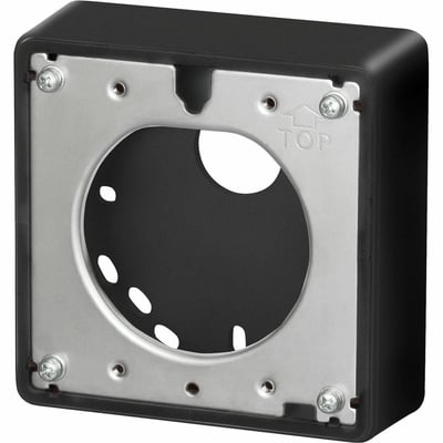 BACKBOX BRACKET FOR OUTDOOR BOX CAMERA (BLACK)