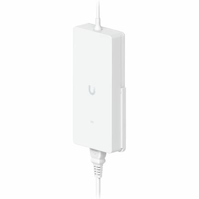 AN AC POWER ADAPTER DELIVERS 210W AT 54V DC FOR A POE SWITCH.