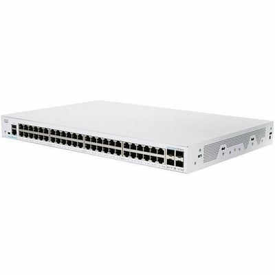 CBS250 SMART 48-PORT GE, PARTIAL POE,4X1G SFP REMANUFACTURED