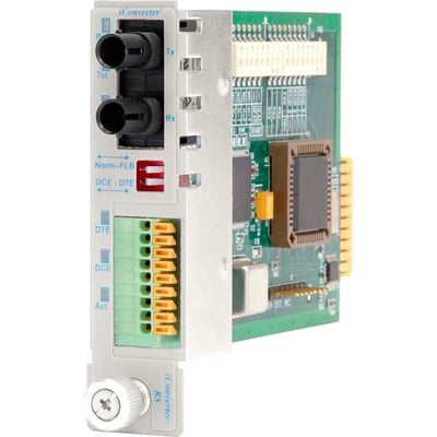iConverter RS-422/485 Serial to Fiber Media Converter DB-9 ST Single-Mode 30km Module
