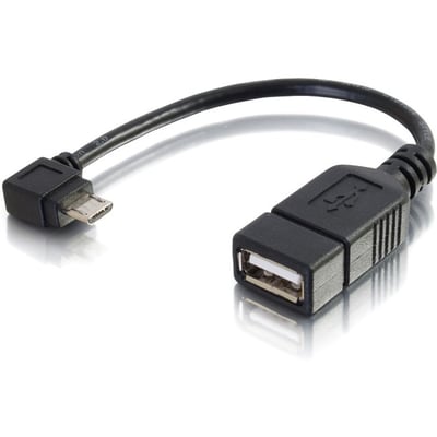 6 INCH MICRO B MALE TO USB A FEMALE OTG