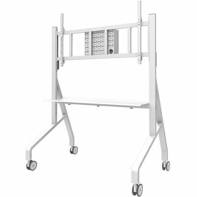 MOVE GO MOBILE FLOOR STAND 65-110IN HEIGHT ADJUSTABLE WHITE