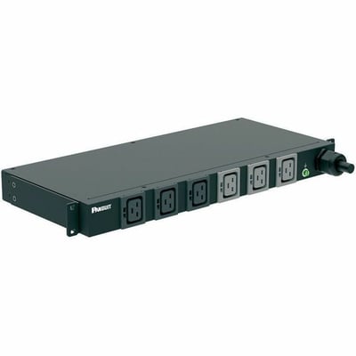 BASIC PDU 32AMP (6)C19 PERFORATED 700MM X 48RU BLACK