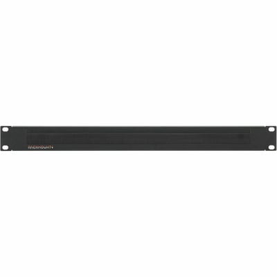 1U BRUSH PLATE - BLACK