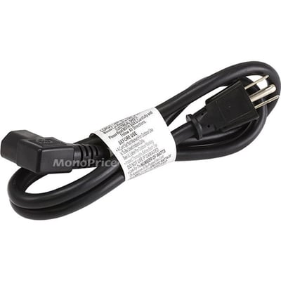 RIGHT ANGLE POWER CORD CABLE 3FT