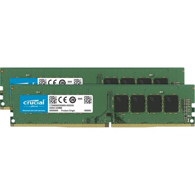 CRUCIAL 32GB KIT (2X16GB) UDIMM 288-PIN MEMORY