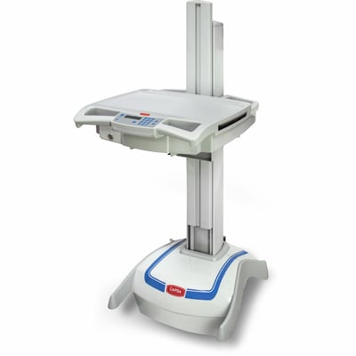Capsa Healthcare - M38e Powered Chassis (1975074) - Powered Mobile Computing Cart - 120V Power System - Electronic Lift - 655Wh Battery