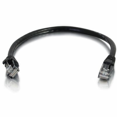 Quiktron Q-Series Patch Cords, CAT5E, Booted, Black, 7 FT