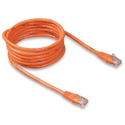 CABLE,CAT5E,UTP,RJ45M/M,9 ,ORG,PATCH