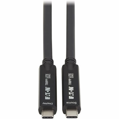 USB-C FIBER AOC USB 3.2 GEN 2 10GBPS 8K 60W CHARGING M/M BLACK 15