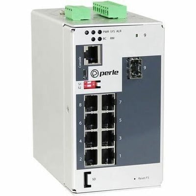 Perle IDS-409-1SFP-XT - Industrial Managed Ethernet Switch