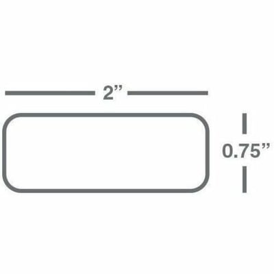 WASP WPL305 2.0IN X 0.75IN POLYESTER ASSET LABEL