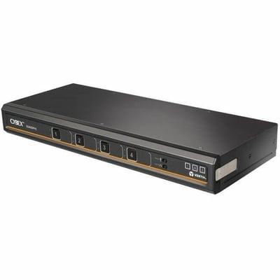 Vertiv Cybex SC800 Secure KVM | Single Head | 4 Port Universal and DPP | USB-C | NIAP version 4.0 Certified (SC845DPHC-400)