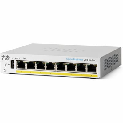 CBS250SMART8-PRTGEPARTIALPOEDESKTOPEXT PSU REMANUFACTURED
