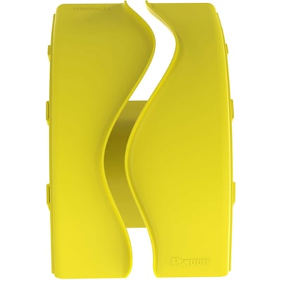 Panduit FiberRunner® Outside Vertical Right-Angle, 90°, 6x4, Yellow