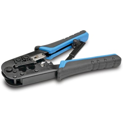 Tripp Lite by Eaton RJ11 RJ12 RJ45 Crimping Tool with Cable Stripper Cat5e Cat6