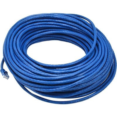 CAT5E UTP  PATCH CABLE_ 100FT BLUE