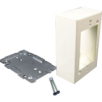 Wiremold V2048 Mounting Box - Ivory