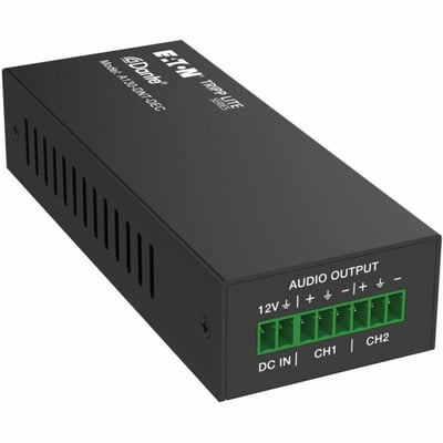 2-CHANNEL ANALOG AUDIO DECODER POE 100M PCM 2.0 44.KHZ/48KHZ/96KHZ