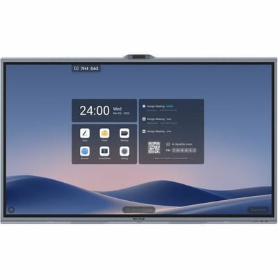 MAXHUB XBOARD V7 SERIES 86IN, 4K TOUCH DISPLAY, TRIPLE CAMERAS, MICS, SPKRS, WAL