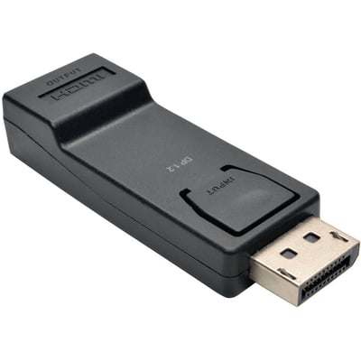 Tripp Lite by Eaton DisplayPort to HDMI 4K Active Adapter Video Converter DP ver 1.2 HDCP 1.3 DPCP 1.0 (M/F) 4K 30 Hz