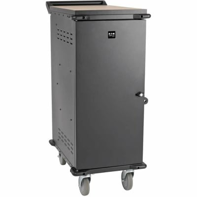 Tripp Lite by Eaton 27-Device AC Charging Cart for Laptops and Chromebooks - 120V NEMA 5-15P 10 ft. (3.05 m) Cord Black