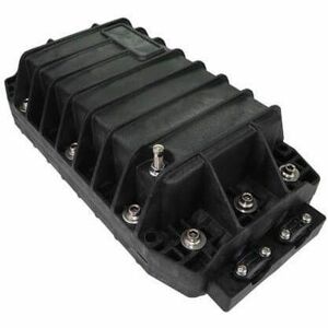 FIBER SPLICE HORIZONTAL ENCL. 4 SPLICING TRAYS 96 FIBER CAP IP68