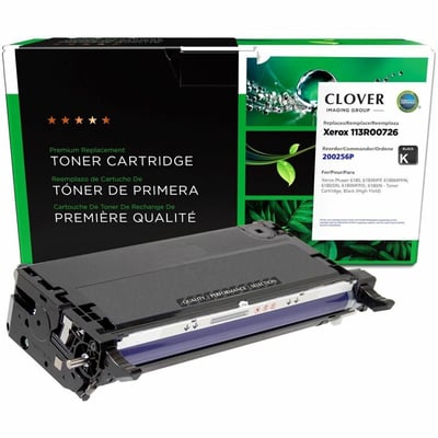 Clover Imaging Remanufactured High Yield Black Toner Cartridge for Xerox 113R00726