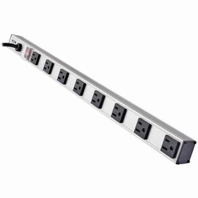 Tripp Lite by Eaton 8-Outlet Vertical Power Strip 120V 15A 10 ft. (3.05 m) Cord 5-15P 24 in.