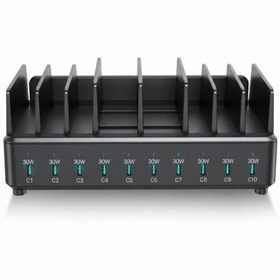 10 PORT USB-C CHARGING STATION