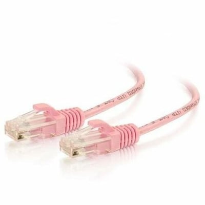 On-Q Q-Series 28 AWG Cat6 Patch Cable, Pink, 7 Ft