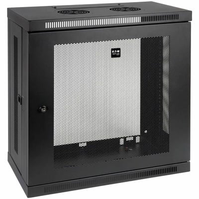 Tripp Lite by Eaton SmartRack 12U Low-Profile Patch-Depth Wall-Mount Small Rack Enclosure