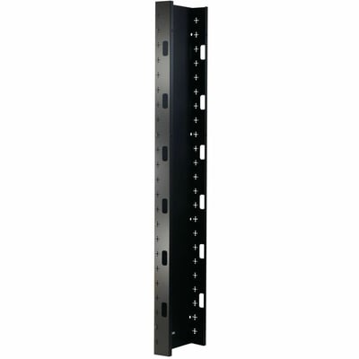 Ortronics MM20 End Panel - for MM20716 channel rack behind a MM20VMD706 manager - Black